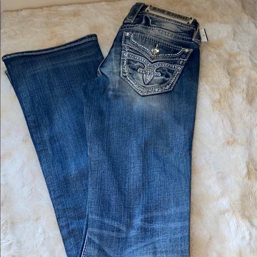 ROCK REVIVAL Greer Boot Stretch Jean Size 24 - Picture 11 of 11